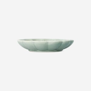 Green flower shaped dish - 10 cm - Image 3