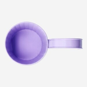 Purple plant pot with hook - 10 cm - Image 3