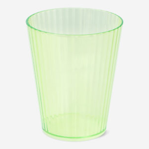 Green plastic drinking glass - 330 ml - Image 1