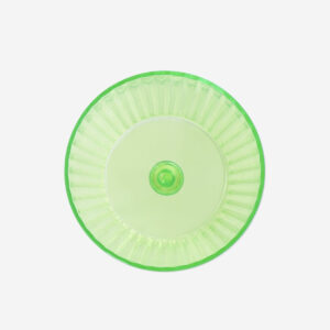 Green plastic wine glass - 370 ml - Image 3