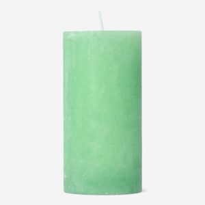 Green Rustic Pillar Candle - 12 cm - Image 2