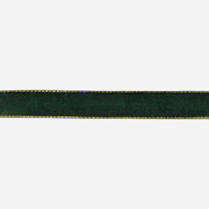 Green satin ribbon - 10 m - Image 2