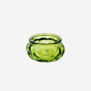Green tealight holder - 6 cm