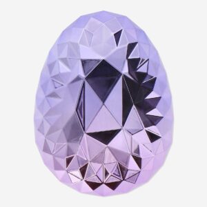 Holographic diamond-shaped detangler hairbrush - Image 3