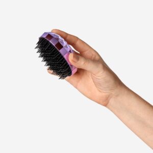 Holographic diamond-shaped detangler hairbrush - Image 2