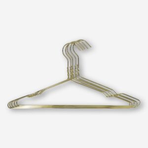 Gold Metal Hangers - 5 pcs