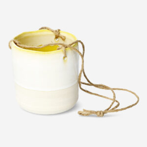 Hanging flower pot with dripping glaze - 11 cm - Image 2