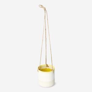 Hanging flower pot with dripping glaze - 11 cm - Image 1