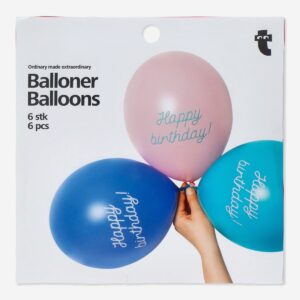 Happy birthday balloons. 6 pcs - Image 3