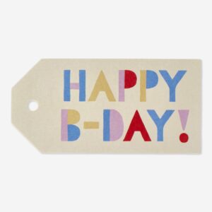 Happy birthday gift tags. 4 pcs - Image 2