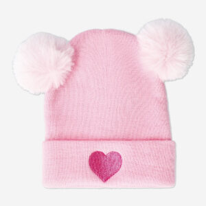 Hat with pom poms - One size - Image 1