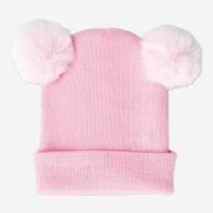 Hat with pom poms - One size - Image 3