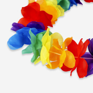 Colourful flower necklace - For adults - Image 3
