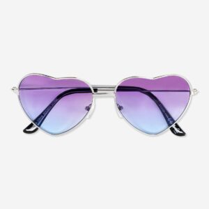 Heart shaped purple sunglasses - Image 3
