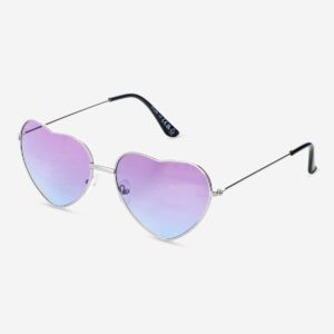 Heart shaped purple sunglasses - Image 2