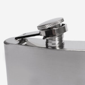 Silver hip flask - Image 3