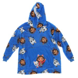 Gabby's Dollhouse Hoodie Blanket - Blue