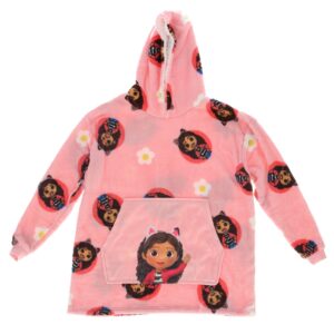 Gabby's Dollhouse Hoodie Blanket - Pink