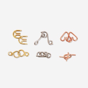 Metal IQ puzzles - 6 pcs - Image 2