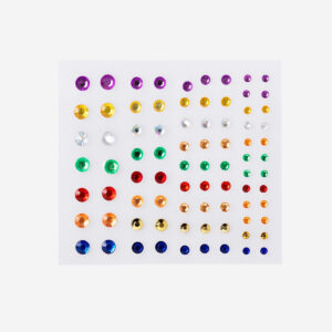 Jewels for hair and skin - 100 pcs