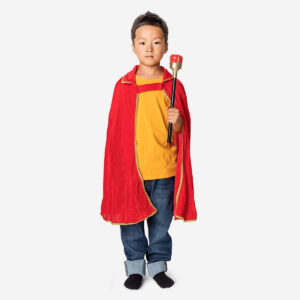 King costume with sceptere for kids - One size - Image 1