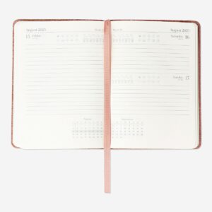 Leather-Bound Daily Diary A6 - English - Image 2