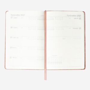 Leather-Bound Weekly Diary A5 - Spanish - Image 2