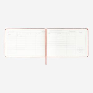 Leather-Bound Weekly Diary - English - Image 2