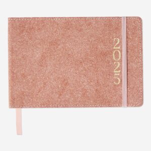 Leather-Bound Weekly Diary - Spanish - Image 1