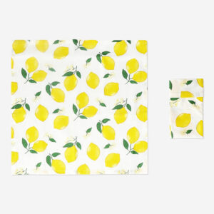 Fabric napkins with lemons - 2 pcs - Image 3