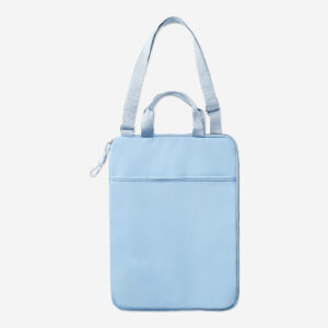 Blue laptop sleeve with carry strap - 15 inch - Image 1