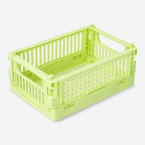 Light green collapsible storage box - Small - Image 1