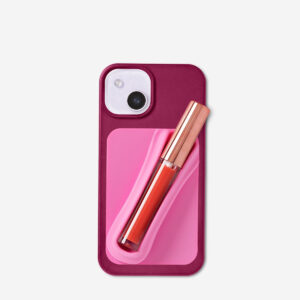 Lipgloss holder for phone
