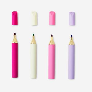Lipstick-Shaped Highlighters - 4 pcs - Image 1