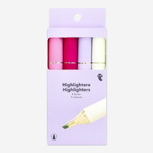 Lipstick-Shaped Highlighters - 4 pcs - Image 3