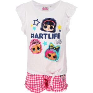 LOL Surprise 2 pieces set T-shirt + Shorts - Art life - Image 3