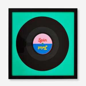 Black LP Cover Frame