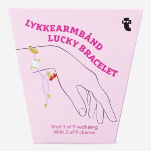 Lucky bracelet with 3 of 9 charms and fortunes - Image 1