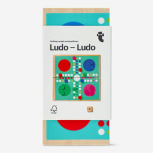 Wooden Ludo Game - Image 1