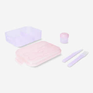 Lunchbox with knife, fork, and bowl - Image 1