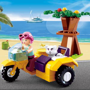 Sluban Motorbike with sidecar - 67 pcs. - Image 2