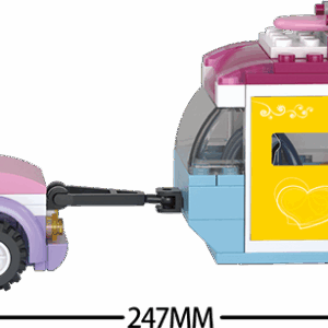Sluban Car with Caravan - 272 pcs. - Image 5