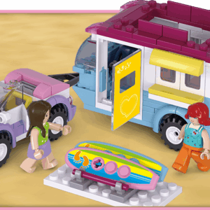 Sluban Car with Caravan - 272 pcs. - Image 4