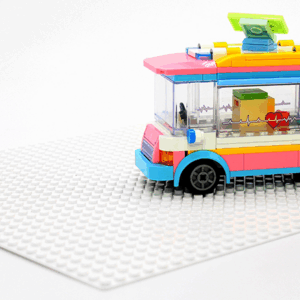 Sluban Baseplate 32 x 32 - White - Image 3