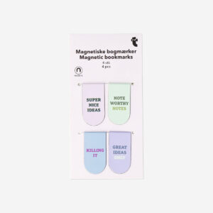Magnetic bookmarks with statements - 4 pcs