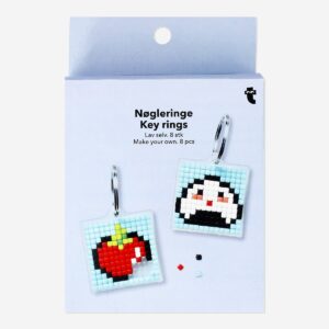 DIY key rings - 8 pcs