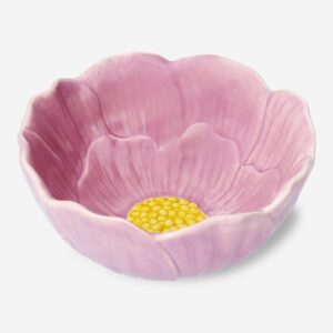 Maroon flower bowl - Medium - Image 1