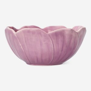 Maroon flower bowl - Medium - Image 2