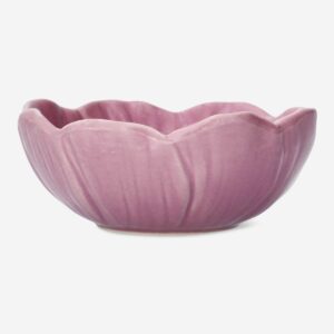 Maroon flower bowl - Small - Image 2