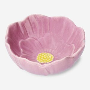 Maroon flower bowl - Small - Image 1